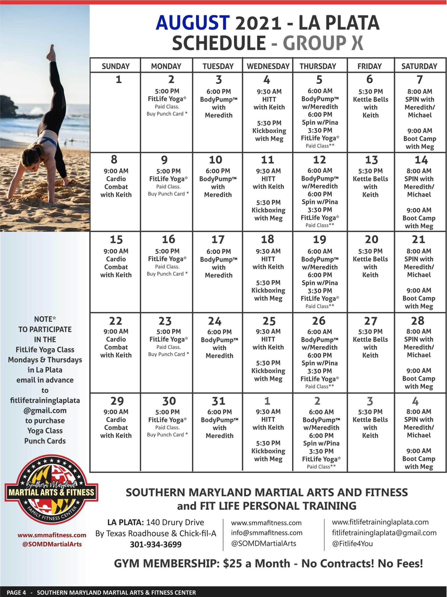 Southern Maryland Martial Arts and Fitness Fitness Center in Bryans